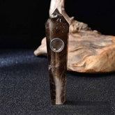 Smoky Quartz Crystal Pipe